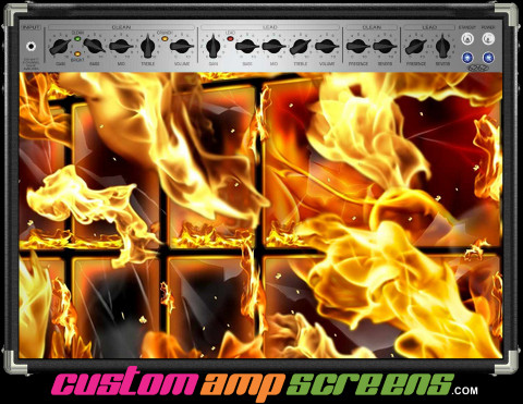 Buy Amp Screen 3d Fire Amp Screen